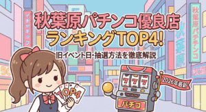 【2026年最新】秋葉原パチンコ優良店ランキングTOP4!旧イベント日・抽選方法を徹底解説