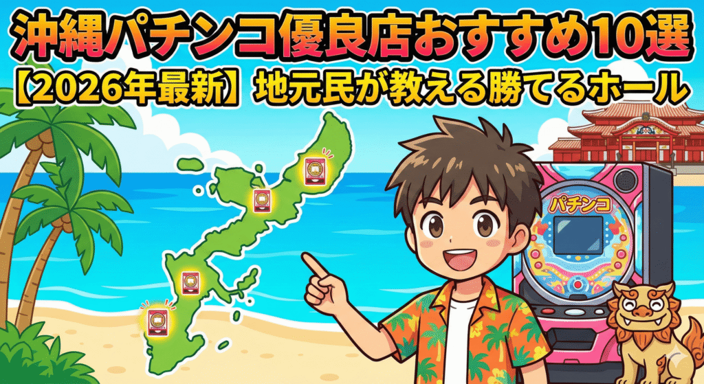 沖縄のパチンコ優良店おすすめ10選【2026年最新】地元民が教える勝てるホール
