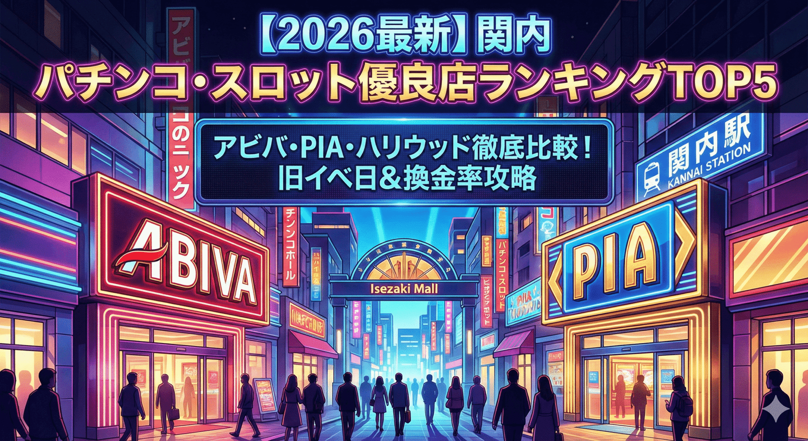 【2026年最新】関内のパチンコ・スロット優良店ランキングTOP5!旧イベ日・換金率・立ち回りを徹底解説