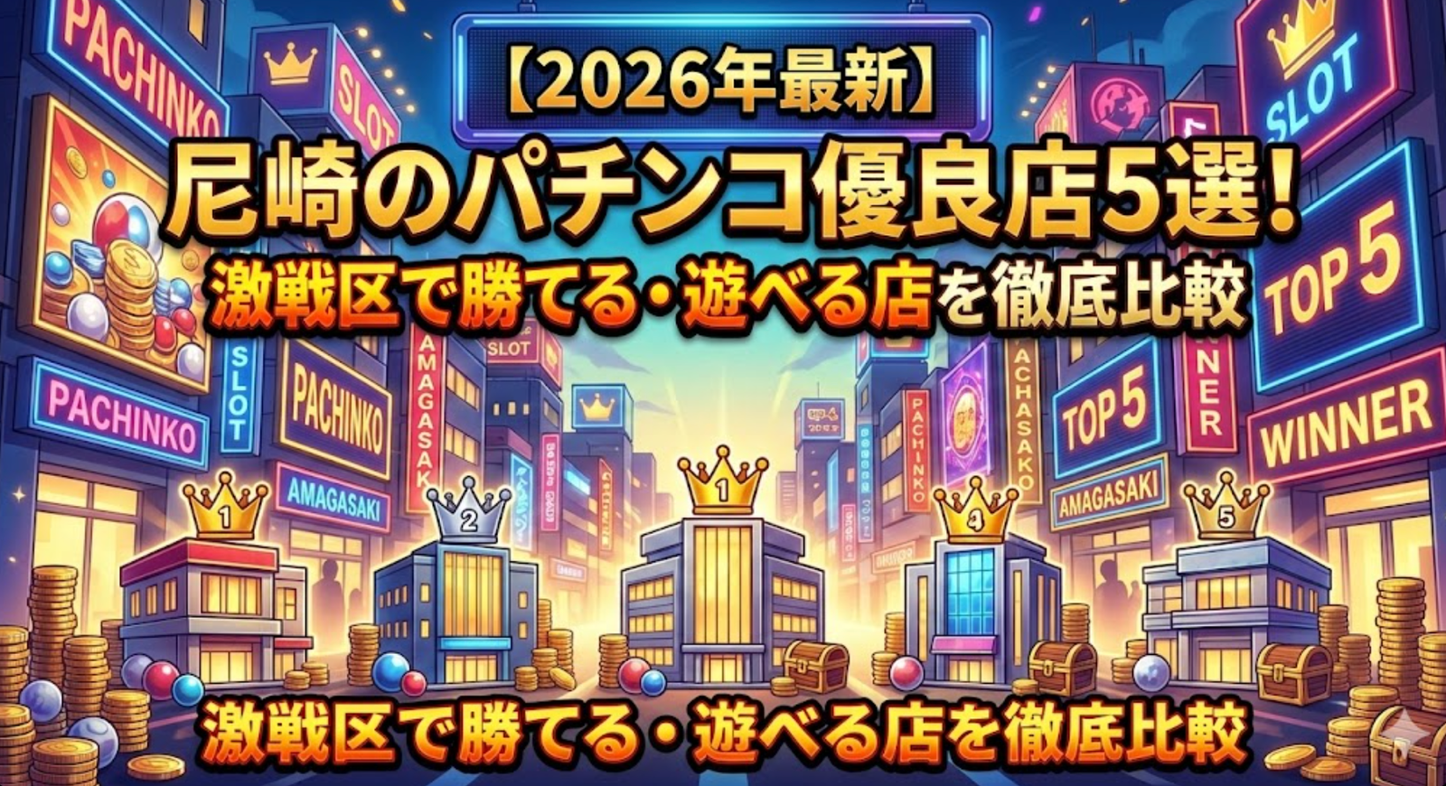【2026年最新】尼崎のパチンコ優良店5選！激戦区で勝てる・遊べる店を徹底比較