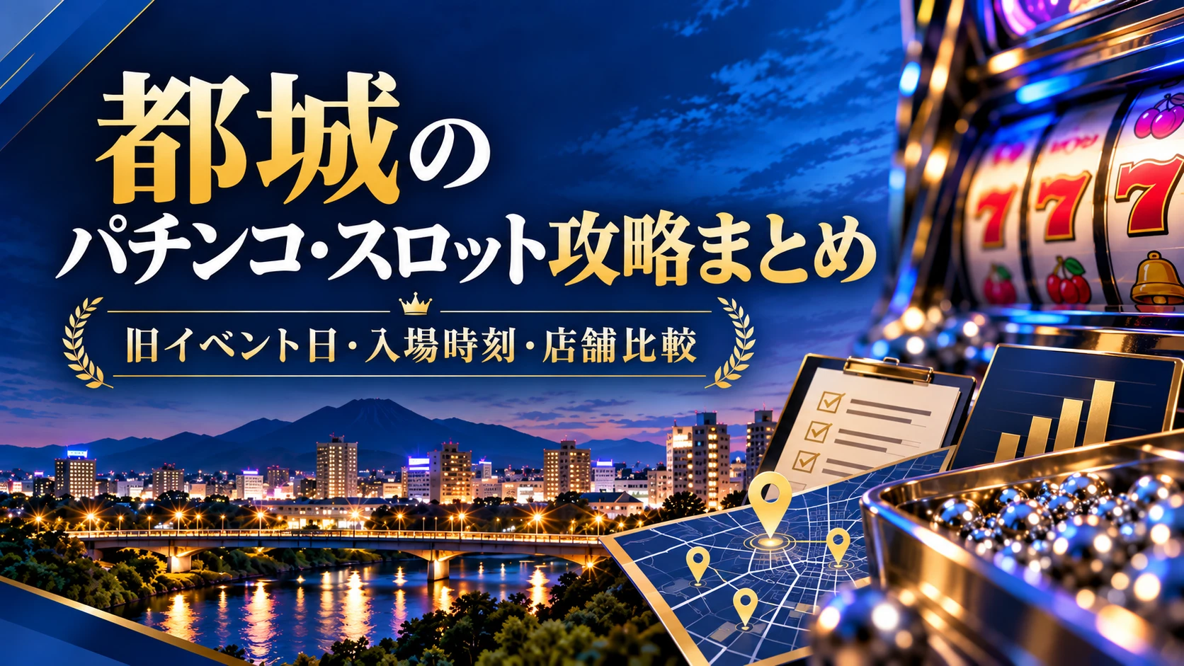 都城のパチンコ・スロット攻略まとめ