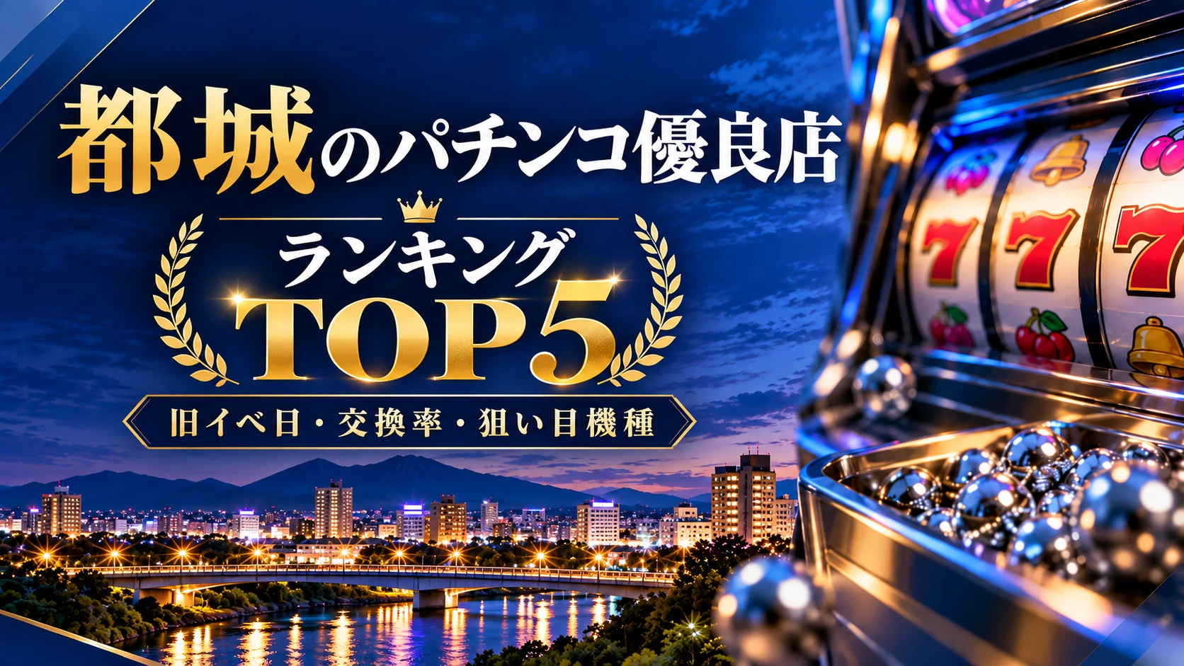 都城のパチンコ優良店ランキングTOP5